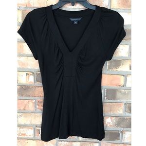 Banana Republic Women’s V-Neck Black Top XS